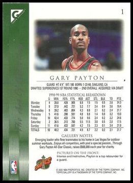 1999-00 Topps Gallery